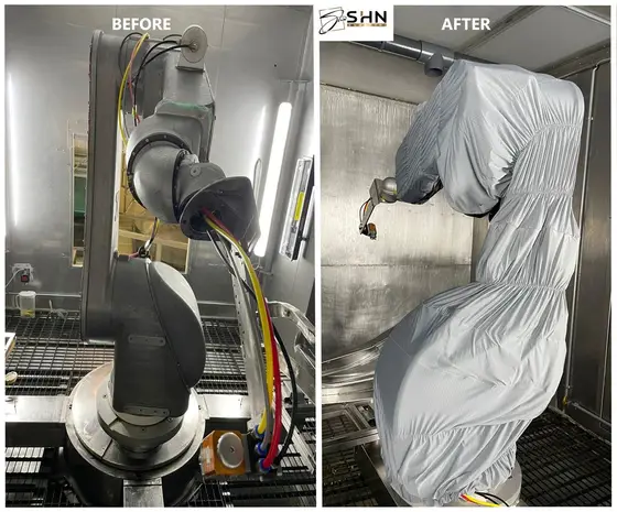 Antistatik, Toz ve Sıvı Temaslı Robot Kılıfı — SHN Endüstri ürün fotoğrafı